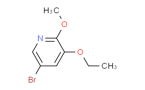CAS No. 909854-18-8, 5-bromo-3-ethoxy-2-methoxypyridine