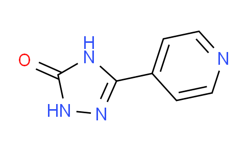 CAS No. 939-08-2, 5-(pyridin-4-yl)-2,4-dihydro-3H-1,2,4-triazol-3-one