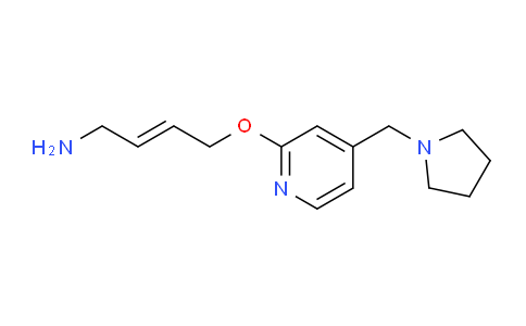 CAS No. 118288-25-8, (E)-4-((4-(pyrrolidin-1-ylmethyl)pyridin-2-yl)oxy)but-2-en-1-amine