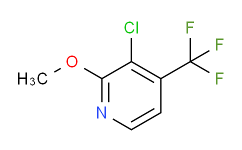 CAS No. 1227563-79-2, 3-Chloro-2-methoxy-4-(trifluoromethyl)pyridine