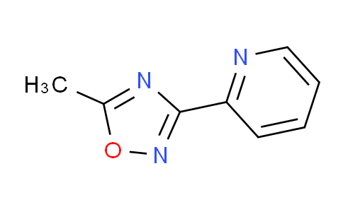 CAS No. 10350-68-2, 5-methyl-3-(pyridin-2-yl)-1,2,4-oxadiazole