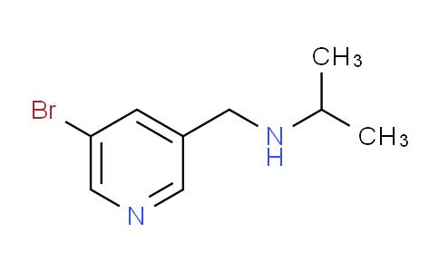 CAS No. 104290-49-5, N-[(5-Bromopyridin-3-yl)methyl]propan-2-amine