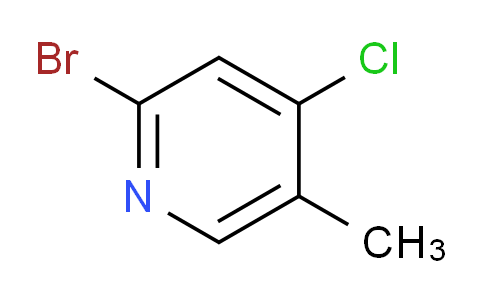 CAS No. 1033203-40-5, 2-bromo-4-chloro-5-methylpyridine