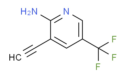 CAS No. 1048914-02-8, 3-Ethynyl-5-(trifluoromethyl)-2-pyridinylamine