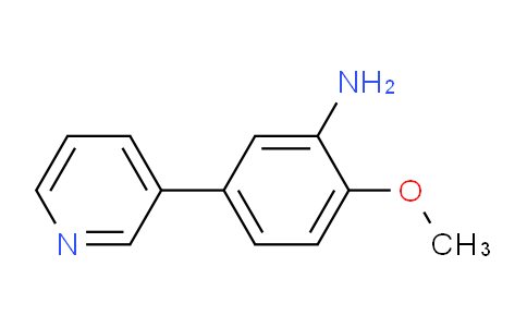 CAS No. 104994-91-4, 2-methoxy-5-(pyridin-3-yl)aniline
