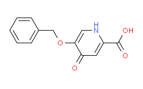 CAS No. 107550-30-1, 5-(Benzyloxy)-4-oxo-1,4-dihydropyridine-2-carboxylic acid