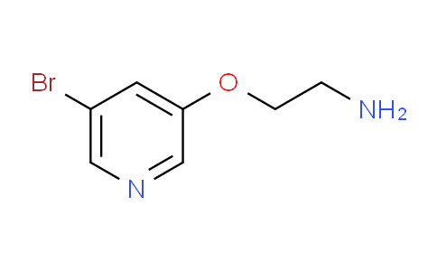 CAS No. 1112983-17-1, 2-((5-bromopyridin-3-yl)oxy)ethan-1-amine