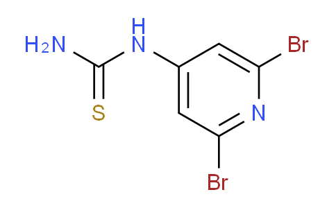 CAS No. 1160787-09-6, 1-(2,6-dibromopyridin-4-yl)thiourea