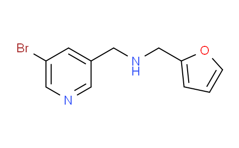 CAS No. 1184088-75-2, 1-(5-bromopyridin-3-yl)-N-(furan-2-ylmethyl)methanamine