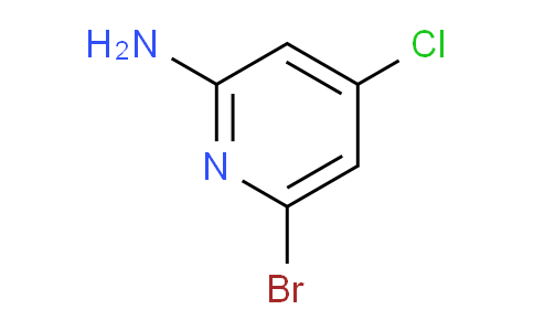 CAS No. 1206249-65-1, 6-Bromo-4-chloropyridin-2-amine