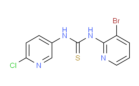 CAS No. 1206640-97-2, 1-(3-bromopyridin-2-yl)-3-(6-chloropyridin-3-yl)thiourea