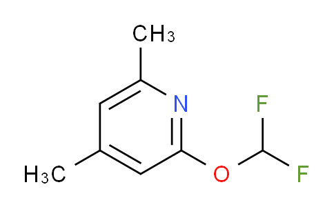 CAS No. 1214379-04-0, 2-(difluoromethoxy)-4,6-dimethylpyridine