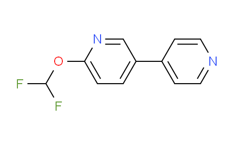 CAS No. 1214367-90-4, 6-(difluoromethoxy)-3,4'-bipyridine