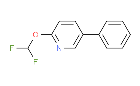 CAS No. 1214323-29-1, 2-(difluoromethoxy)-5-phenylpyridine