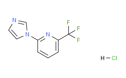 CAS No. 1215206-29-3, 2-(1H-imidazol-1-yl)-6-(trifluoromethyl)pyridine hydrochloride