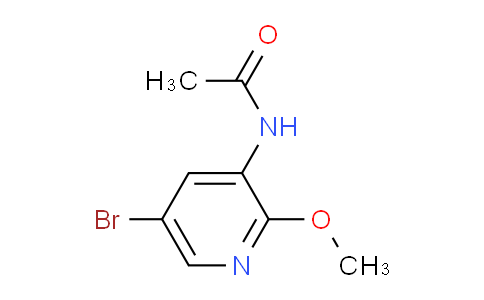 CAS No. 1257553-90-4, N-(5-Bromo-2-methoxypyridin-3-yl)acetamide