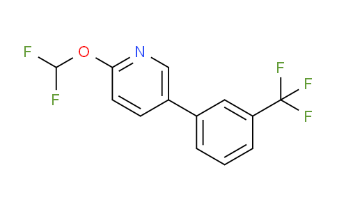 CAS No. 1261628-34-5, 2-(difluoromethoxy)-5-(3-(trifluoromethyl)phenyl)pyridine