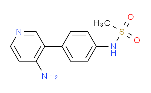 CAS No. 1258627-02-9, N-(4-(4-aminopyridin-3-yl)phenyl)methanesulfonamide