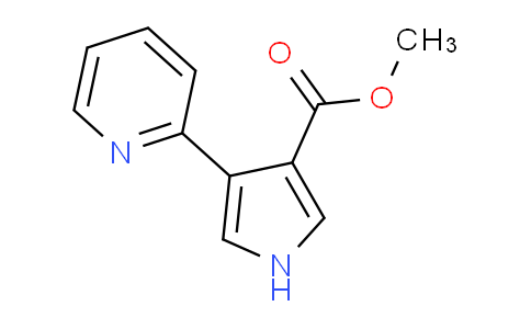 CAS No. 1260892-95-2, methyl 4-(pyridin-2-yl)-1H-pyrrole-3-carboxylate