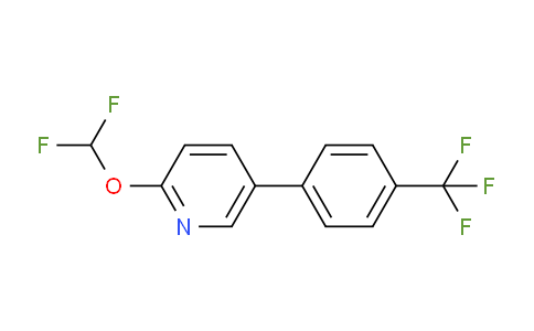 CAS No. 1261564-51-5, 2-(difluoromethoxy)-5-(4-(trifluoromethyl)phenyl)pyridine