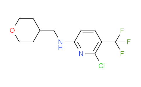 CAS No. 1263374-36-2, 6-chloro-N-((tetrahydro-2H-pyran-4-yl)methyl)-5-(trifluoromethyl)pyridin-2-amine