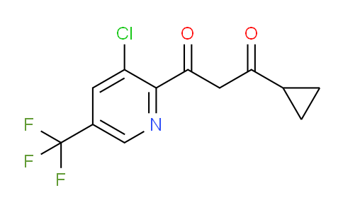 CAS No. 172527-65-0, 1-(3-chloro-5-(trifluoromethyl)pyridin-2-yl)-3-cyclopropylpropane-1,3-dione