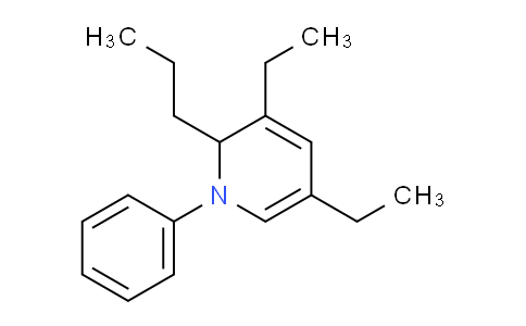 3,5-Diethyl-1-phenyl-2-propyl-1,2-dihydropyridine