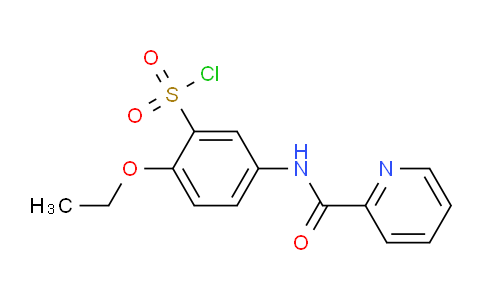 CAS No. 680618-08-0, 2-Ethoxy-5-[(pyridine-2-carbonyl)-amino]-benzenesulfonyl chloride
