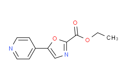CAS No. 857334-90-8, ethyl 5-(pyridin-4-yl)oxazole-2-carboxylate