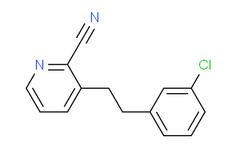 CAS No. 31255-57-9, 3-[2-(3-Chlorophenyl)ethyl]-2-pyridinecarbonitrile