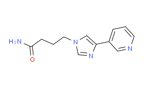 CAS No. 173838-67-0, 4-(4-(pyridin-3-yl)-1H-imidazol-1-yl)butanamide