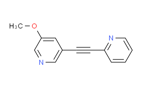 CAS No. 524924-76-3, 3-methoxy-5-(pyridin-2-ylethynyl)pyridine