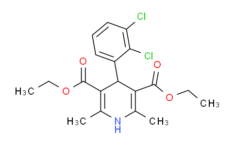 CAS No. 79925-38-5, diethyl 4-(2,3-dichlorophenyl)-2,6-dimethyl-1,4-dihydropyridine-3,5-dicarboxylate