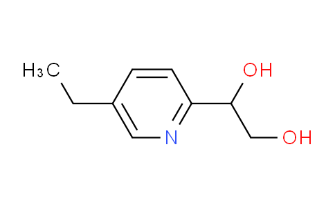 CAS No. 646519-83-7, 1-(5-ethylpyridin-2-yl)ethane-1,2-diol