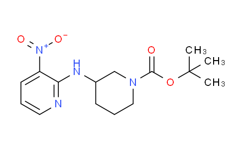 CAS No. 939986-16-0, tert-butyl 3-((3-nitropyridin-2-yl)amino)piperidine-1-carboxylate