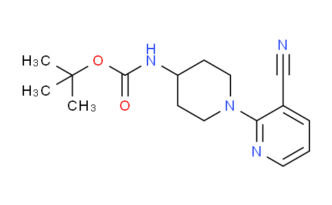 CAS No. 848500-02-7, tert-butyl (1-(3-cyanopyridin-2-yl)piperidin-4-yl)carbamate