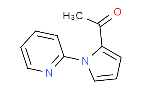 CAS No. 1146080-86-5, 1-(1-(pyridin-2-yl)-1H-pyrrol-2-yl)ethan-1-one