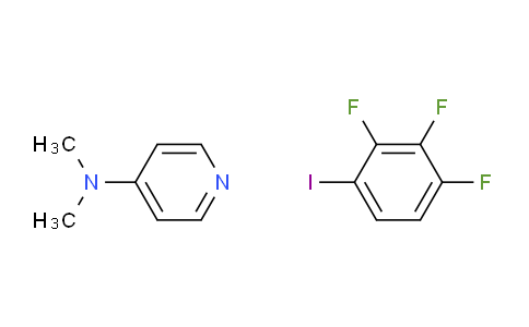 N,N-dimethylpyridin-4-amine compound with 1,2,3-trifluoro-4-iodobenzene (1:1)