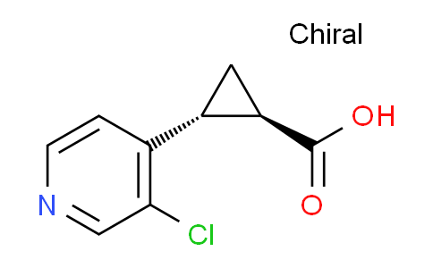 CAS No. 1263284-68-9, (1R,2R)-2-(3-chloropyridin-4-yl)cyclopropane-1-carboxylic acid