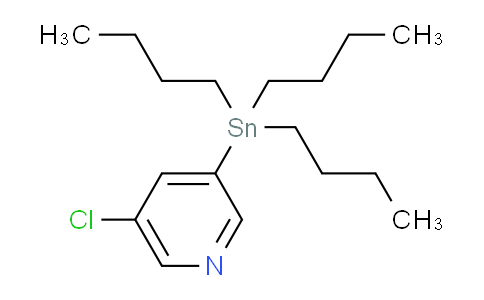 CAS No. 206115-67-5, 5-Chloro-3-(tributylstannyl)pyridine