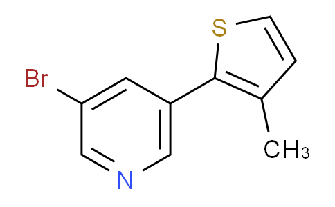 CAS No. 286007-27-0, 3-bromo-5-(3-methylthiophen-2-yl)pyridine