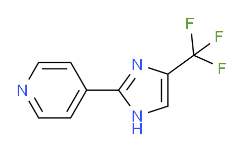 CAS No. 33468-83-6, 4-(4-(Trifluoromethyl)-1H-imidazol-2-yl)pyridine