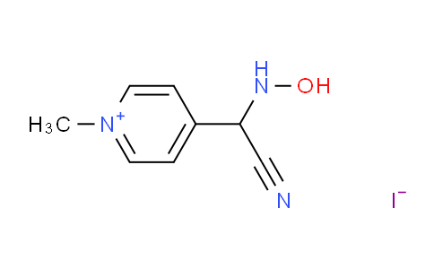 CAS No. 35013-90-2, 4-(cyano(hydroxyamino)methyl)-1-methylpyridin-1-ium iodide