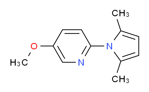 CAS No. 638352-78-0, 2-(2,5-dimethyl-1H-pyrrol-1-yl)-5-methoxypyridine
