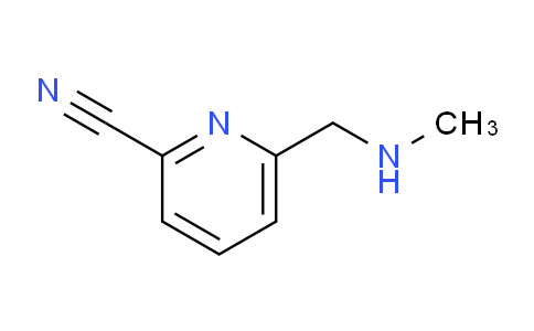 CAS No. 1060812-16-9, 6-((methylamino)methyl)picolinonitrile