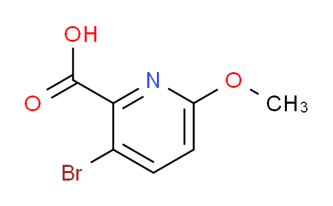 CAS No. 1196147-56-4, 3-Bromo-6-methoxypicolinic acid