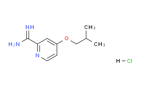 CAS No. 1179361-97-7, 4-isobutoxypicolinimidamide hydrochloride