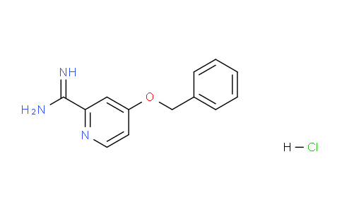 CAS No. 1179361-83-1, 4-(benzyloxy)picolinimidamide hydrochloride