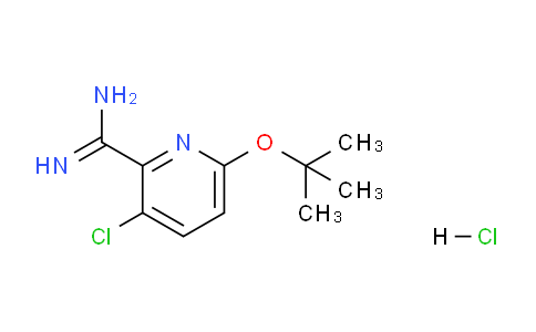 CAS No. 1179362-04-9, 6-(tert-butoxy)-3-chloropicolinimidamide hydrochloride