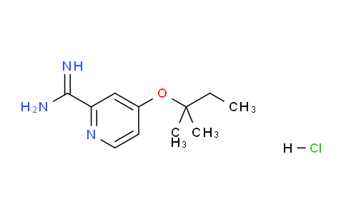 CAS No. 1179360-81-6, 4-(tert-pentyloxy)picolinimidamide hydrochloride